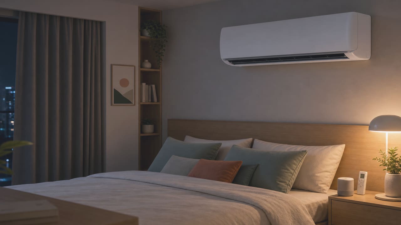 ภาพห้องนอนสำหรับดูการใช้งาน Daikin FTM09