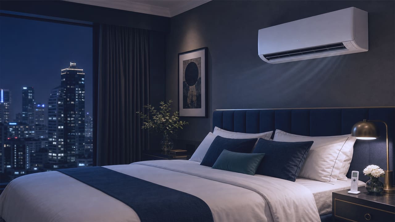 ภาพห้องนอนสำหรับดูการใช้งาน Panasonic XU9AKT