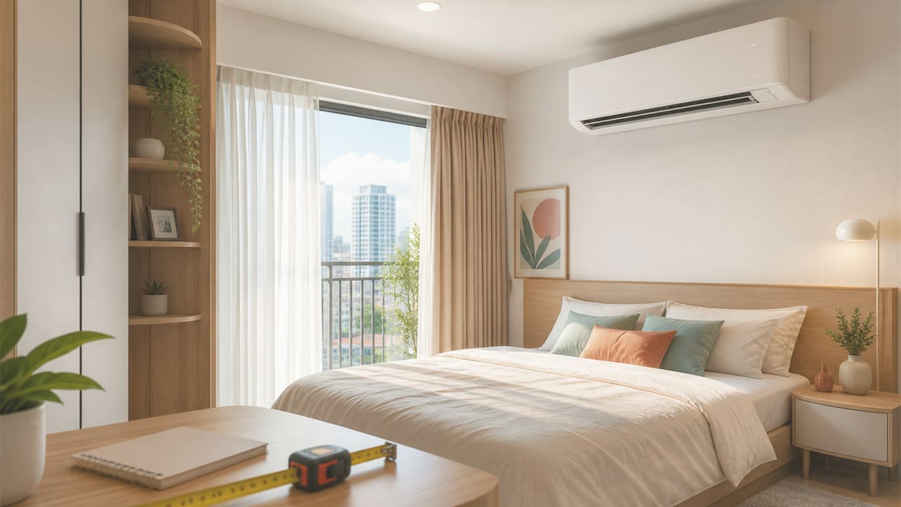 ภาพห้องสำหรับประเมิน BTU ของ Panasonic YN9YKT