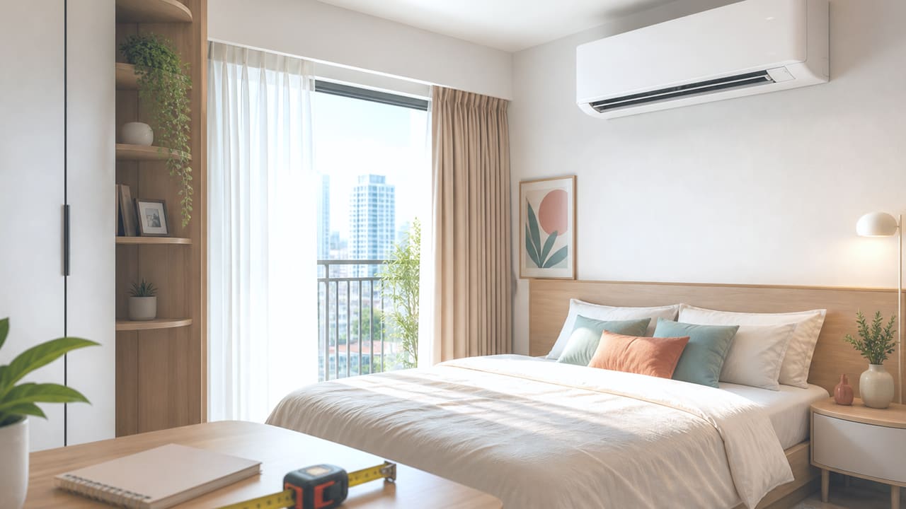 ภาพห้องสำหรับประเมิน BTU ของ Panasonic YU9ZKT