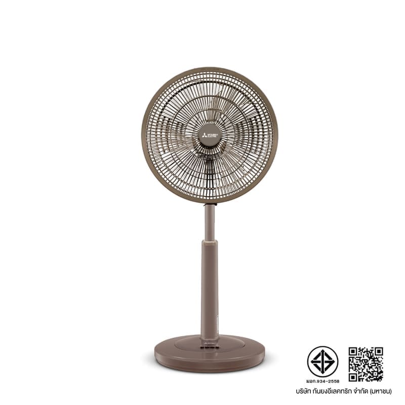 ภาพสินค้า MITSUBISHI ELECTRIC ตั้งพื้นกึ่งตั้งโต๊ะ R16A-GC แบบปุ่มกด ขนาดใบพัด 16 นิ้ว